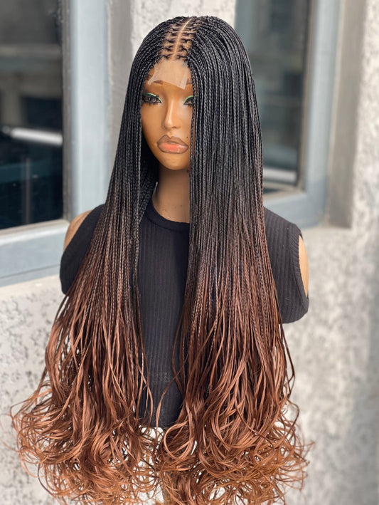 Melanin Waves 2x6 Braided Wig