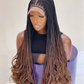 “The Signature French Curl Collection” – 5x5 Lace Braided Wigs