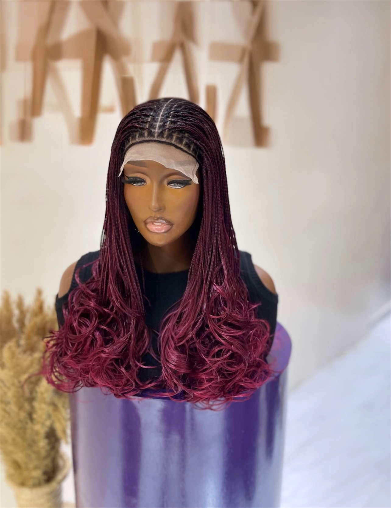 The Luxe Curl-Tip 5x5 Braided Wig Collection