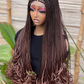 The Sleek French Curl-Tip 4x4 Braided Wig Collection