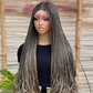 The Sleek French Curl-Tip 4x4 Braided Wig Collection