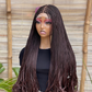 The Sleek French Curl-Tip 4x4 Braided Wig Collection
