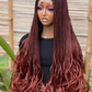 The Sleek French Curl-Tip 4x4 Braided Wig Collection