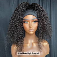 Deep Curl Headband wig